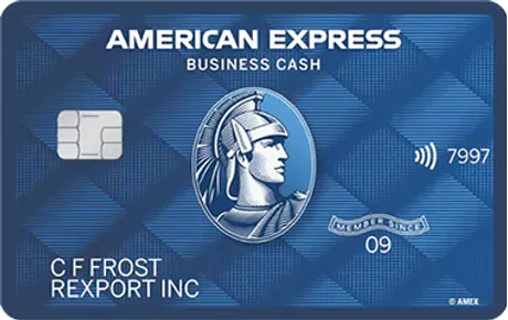 Blue Business Cash card art