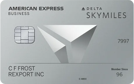 Delta SkyMiles Platinum Business card art