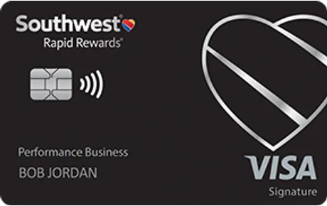 Southwest Rapid Rewards Performance Business card art